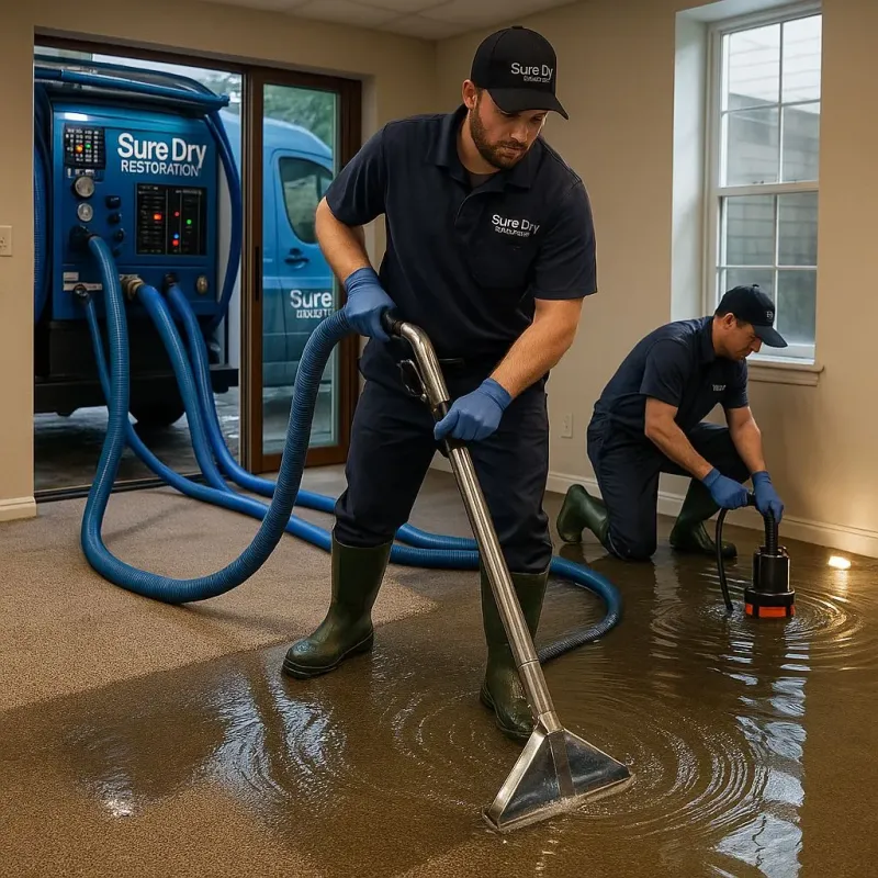 Water Extraction and Removal process in Carnegie, PA